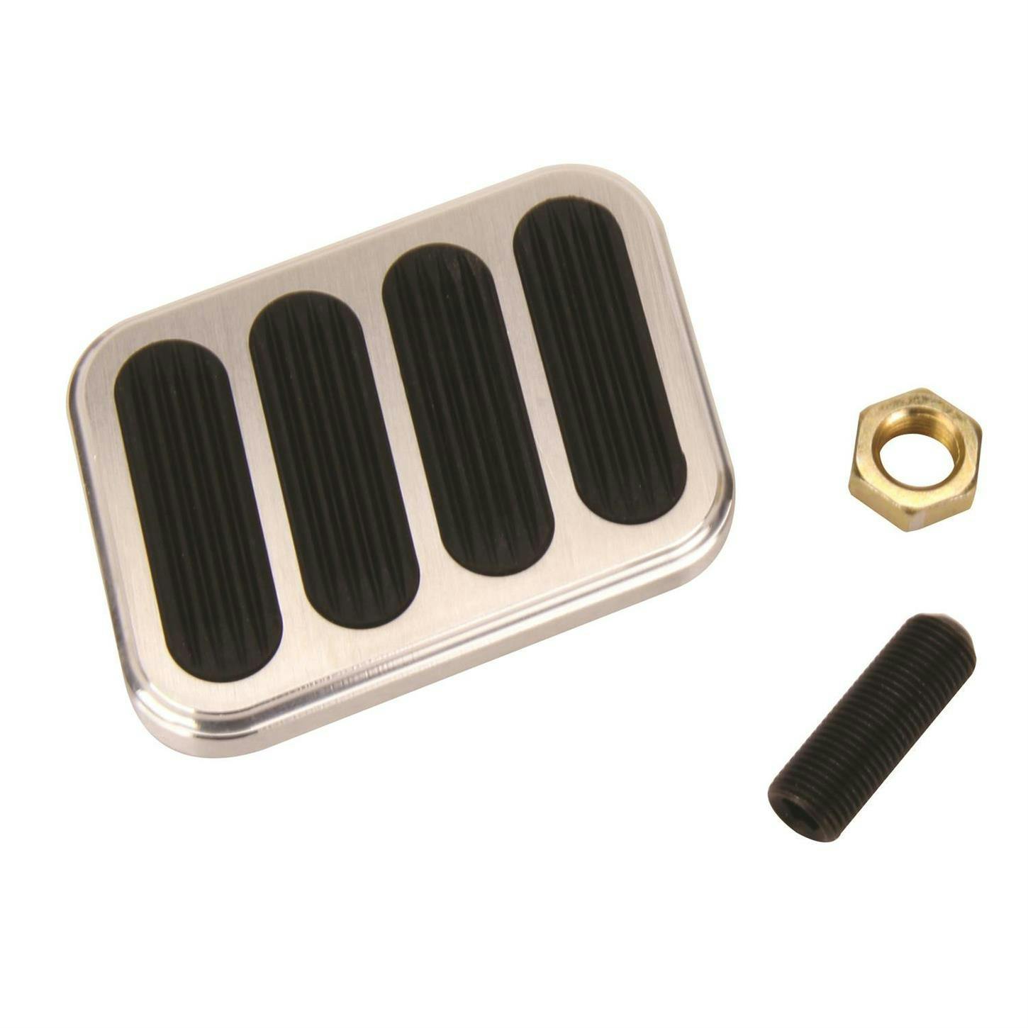 Lokar BFG-6013 Billet Aluminum XL Series Brake Pedal Pad w/Rubber