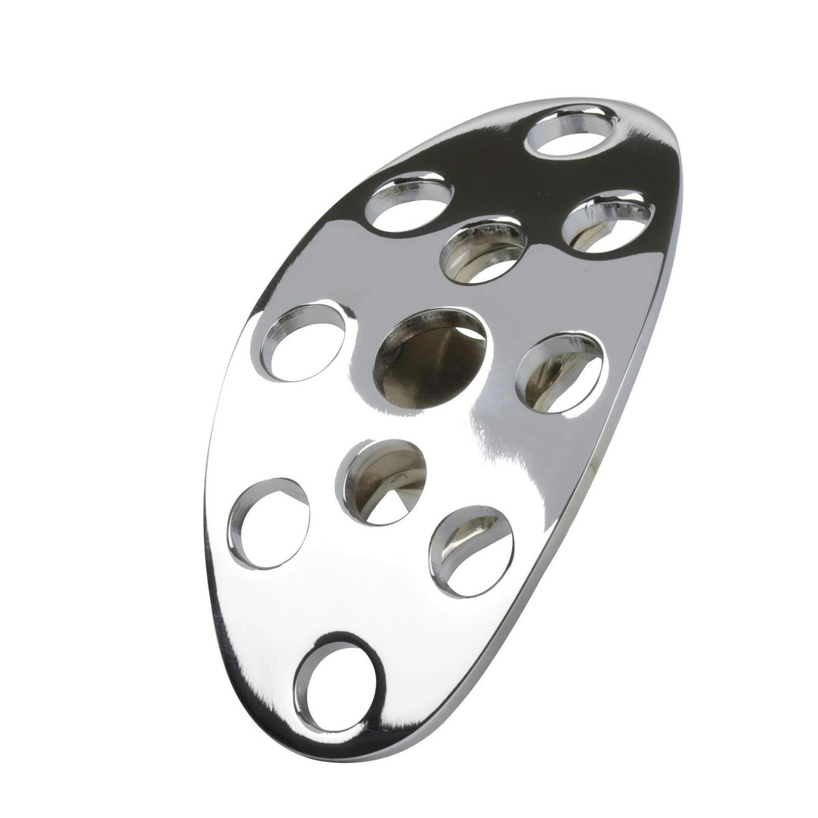 Lokar BAG-6152 Lakester Steel Brake/Clutch Pedal Pad, Chromed
