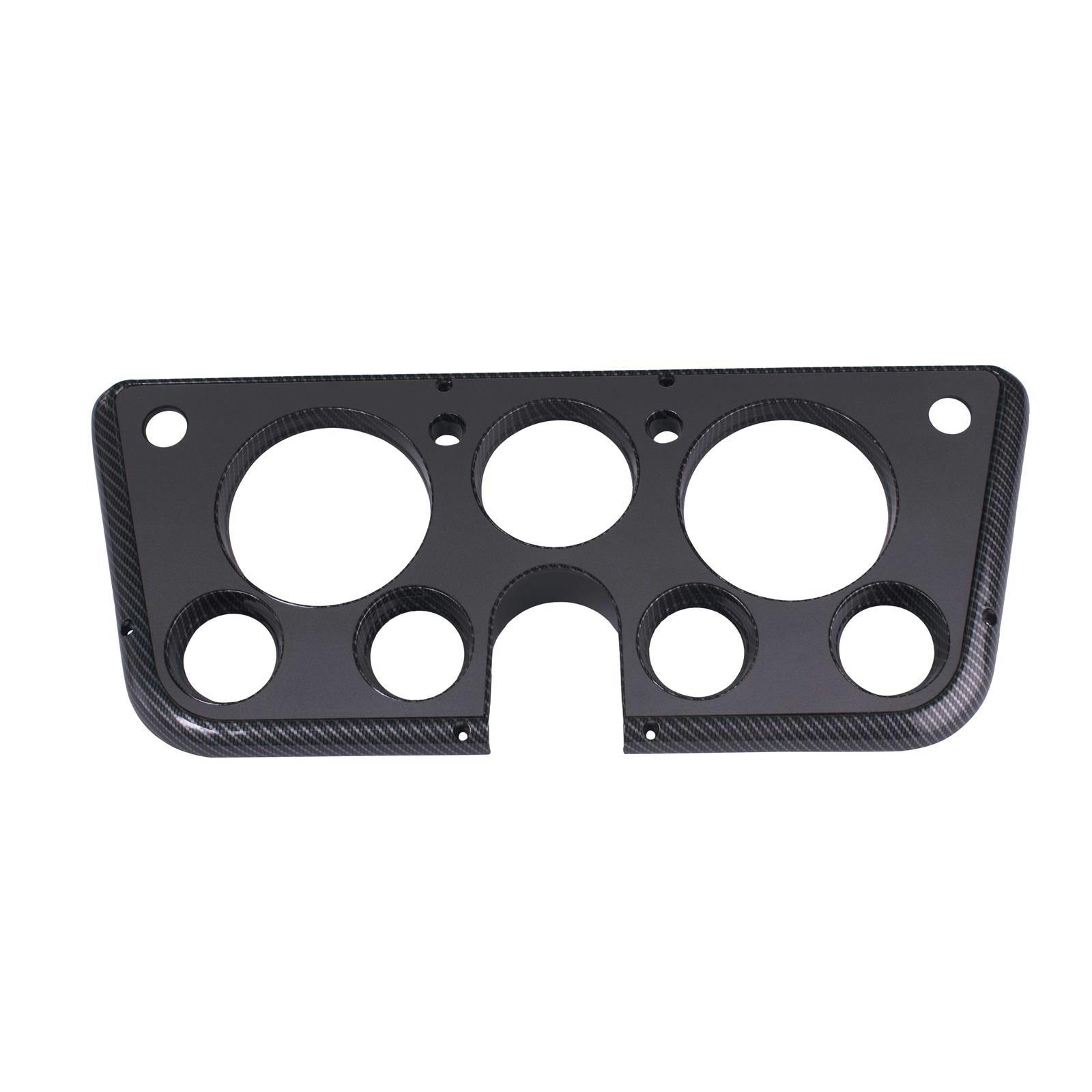 Clayton Machine 6772-C Gauge Bezel, Carbon Fiber, 67-72 GM Truck