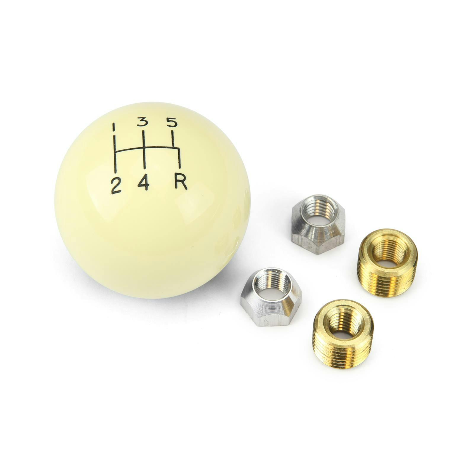 Lokar SK-6872 5 Speed Ivory Manual Shift Knobs