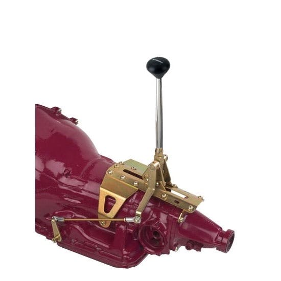 Lokar CMC4FMB Auto Trans Shifter, Ford C-4, 6 In, Blk Knob