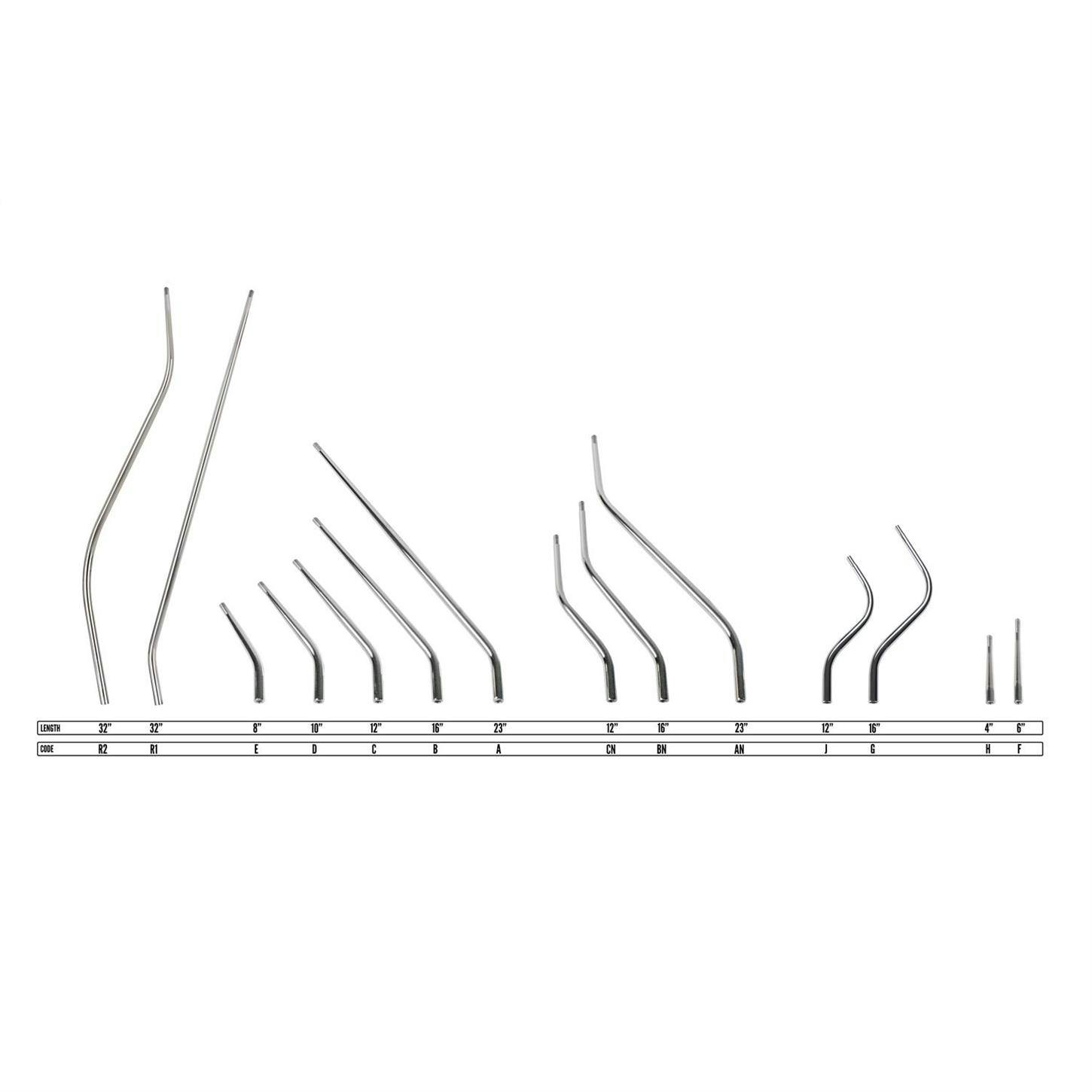 Lokar CMPGDS Auto Trans Shifter, Powerglide, 10 Inch, Skull Knob