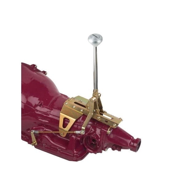 Lokar CM400FMP Auto Trans Shifter, TH-400, 6 In, Pol Mush Knob