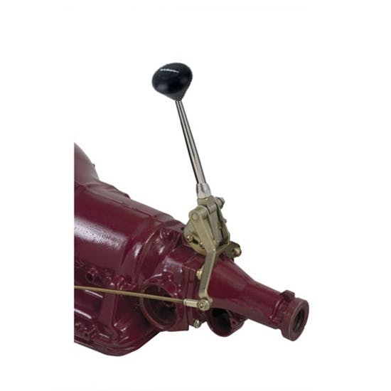 Lokar TM400FMB Trans Shifter, TH-400, 6 In, Tailmount, Blk Knob