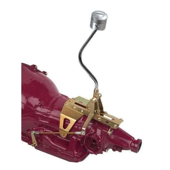 Lokar CM700GP Auto Trans Shifter, GM 700-R4, 16 Inch, Piston Knob
