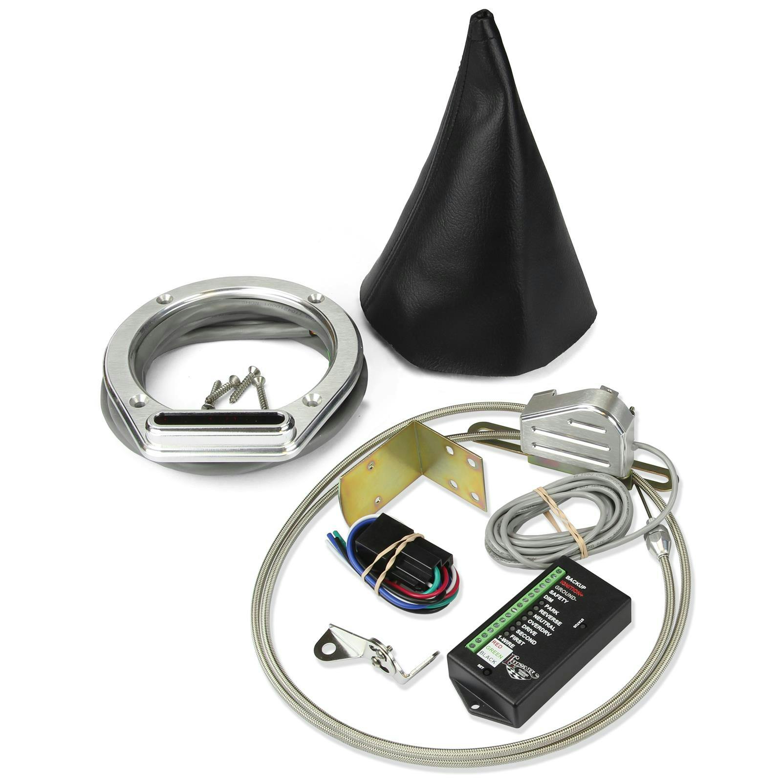 Lokar CINB-1751 Horiz Round LED Boot Indicator w/ Boot Kit ,Ford AOD