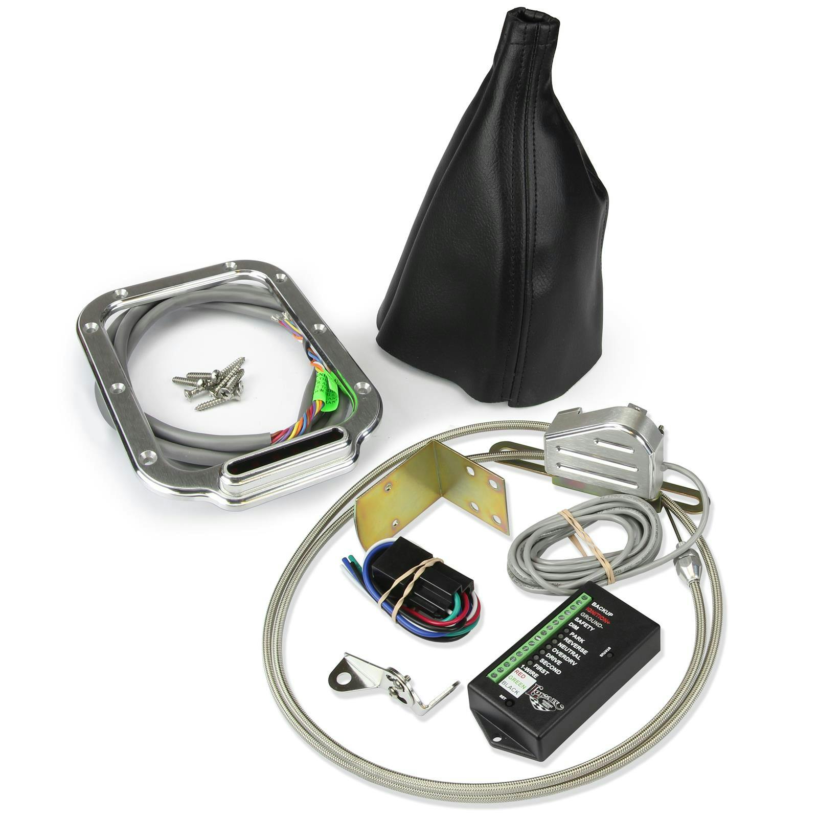 Lokar CINB-1781 Horiz. Rect LED Boot Indicator w/Boot Kit, 700-R4/4L60