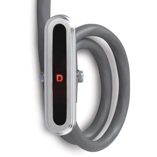 Lokar CIND-1701 Vert. Alum. LED Dash Shift Indicator, GM/Ford/Mopar