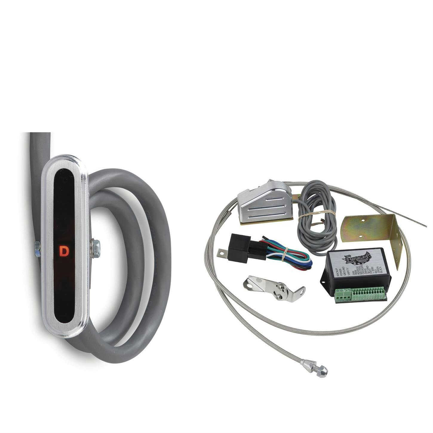 Lokar CIND-1716 Vertical Alum. LED Dash Shift Indicator Kit, 350/400