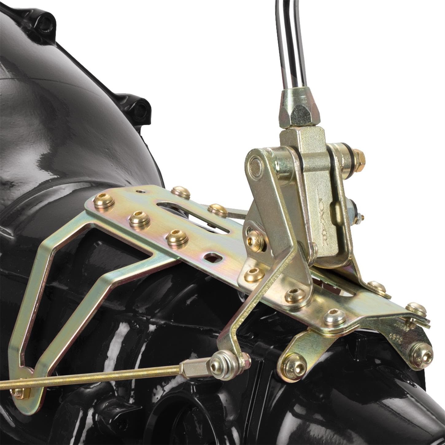 Lokar CM700FL Cm Shifter, GM 700-R4 Chrome 6 Inch, Hi-Tech Knob