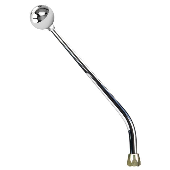 Lokar CMC4BRP C4 Case Mount Chr. 16 In. Single Bend Round Shifter