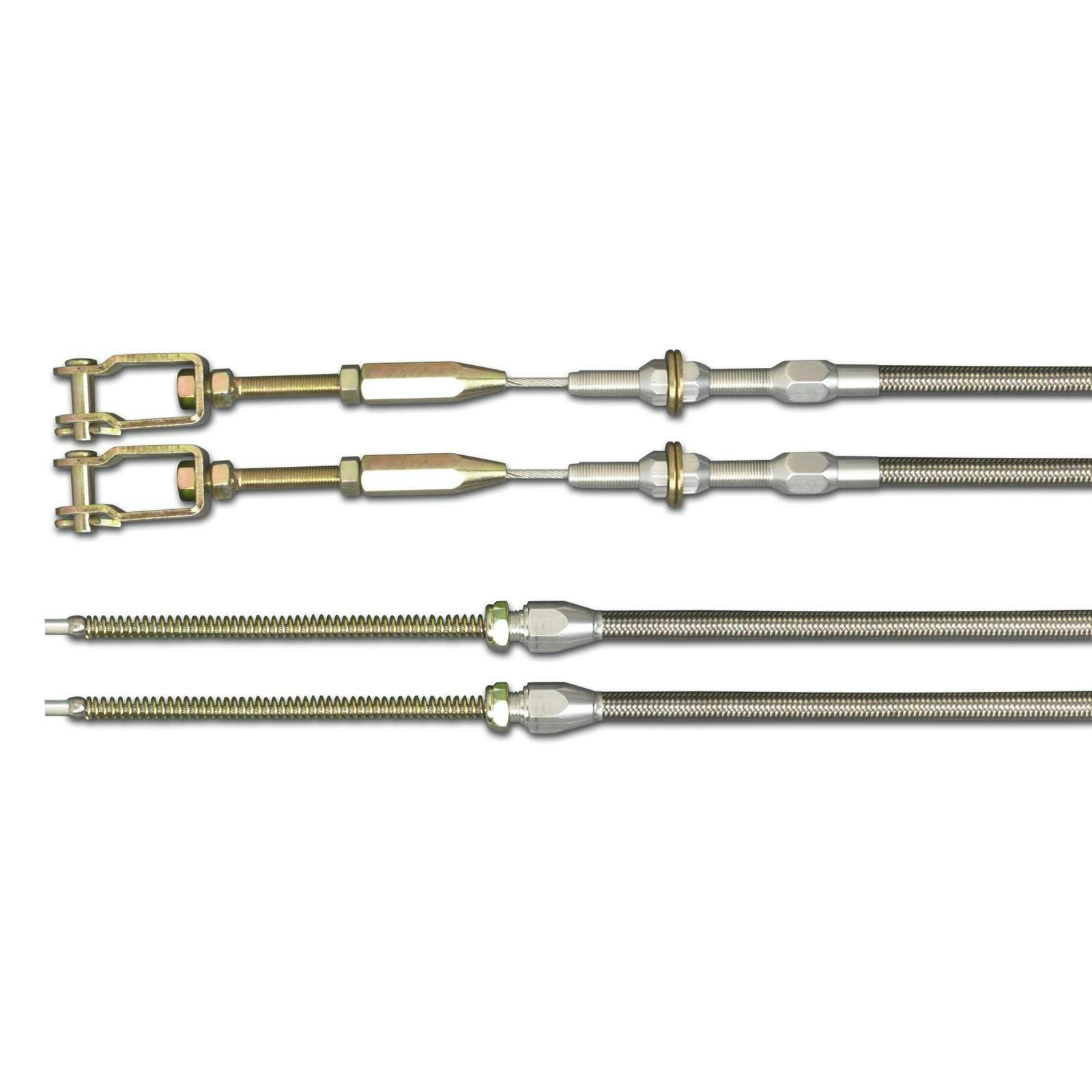 Lokar EC-8004HT Rear E-Brake Cable Kit, 42-54 Chevy Truck, Stainless