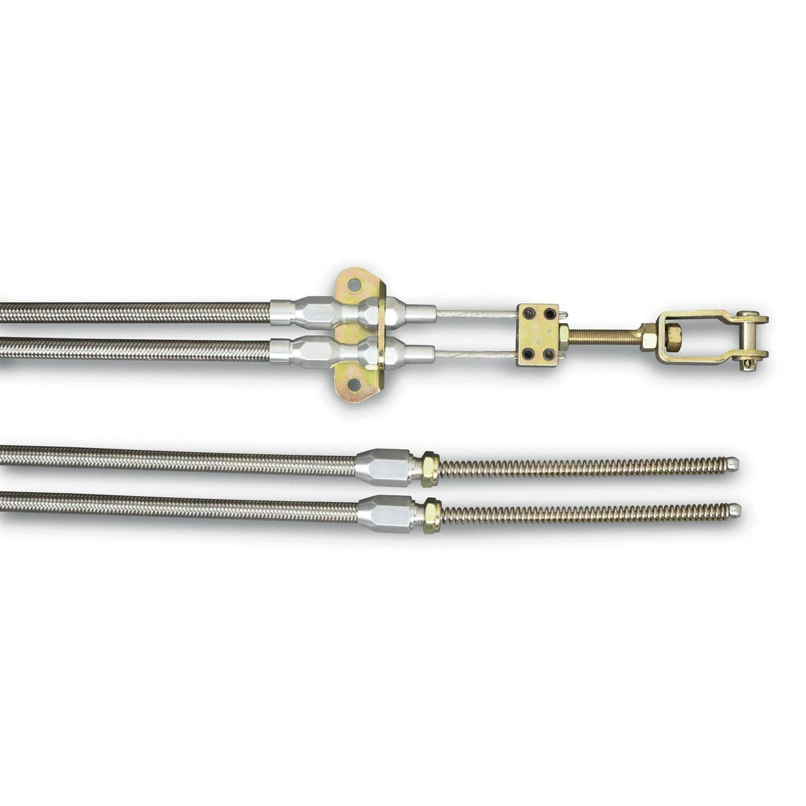 Lokar EC-80FHT Universal Emergency Brake Cables, Stainless Housing