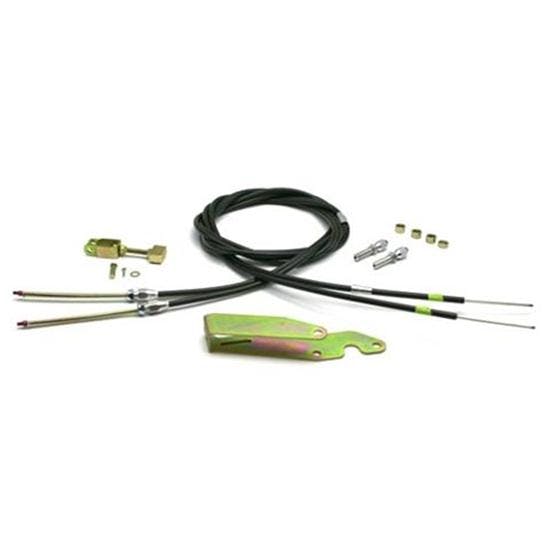 Lokar EC-80WTU Trans Mount Emergency Brake Cables for Wilwood MC4