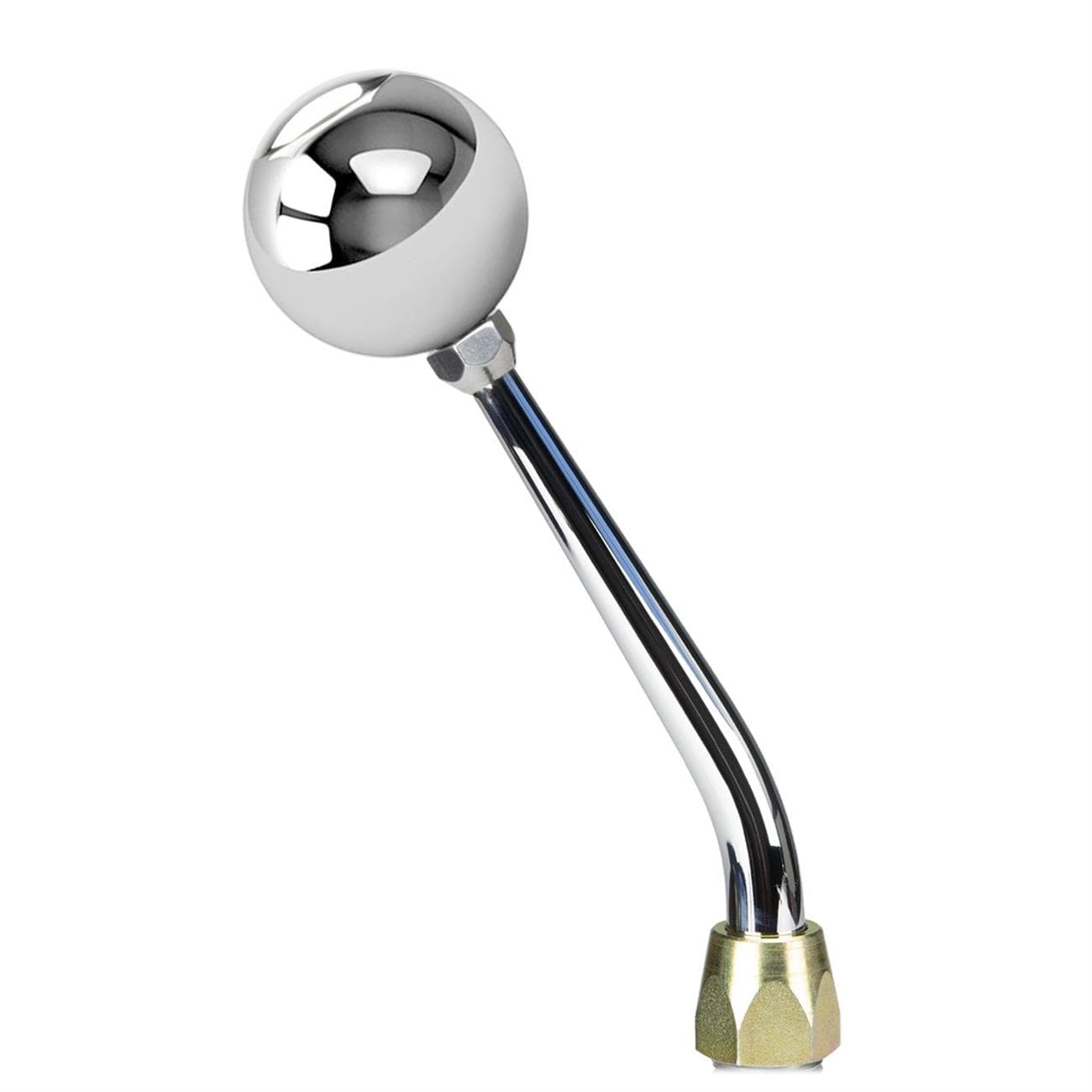 Lokar FM200ERP TH200 Chrome 8 In Single Bend Round Polis. Shifter