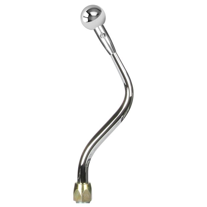 Lokar FM200RJQT 200-4R Chro. 12 In. Bench Bend Brite Knob Shifter