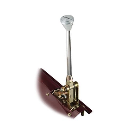 Lokar FM200RFL Floor Mount Trans Shifter, 200-4R, 6in, Lokar Knob