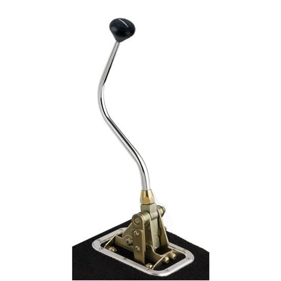 Lokar FM4L60EGMB Floor Mount Shifter, 4L60E, 16 In, Blk Mushroom