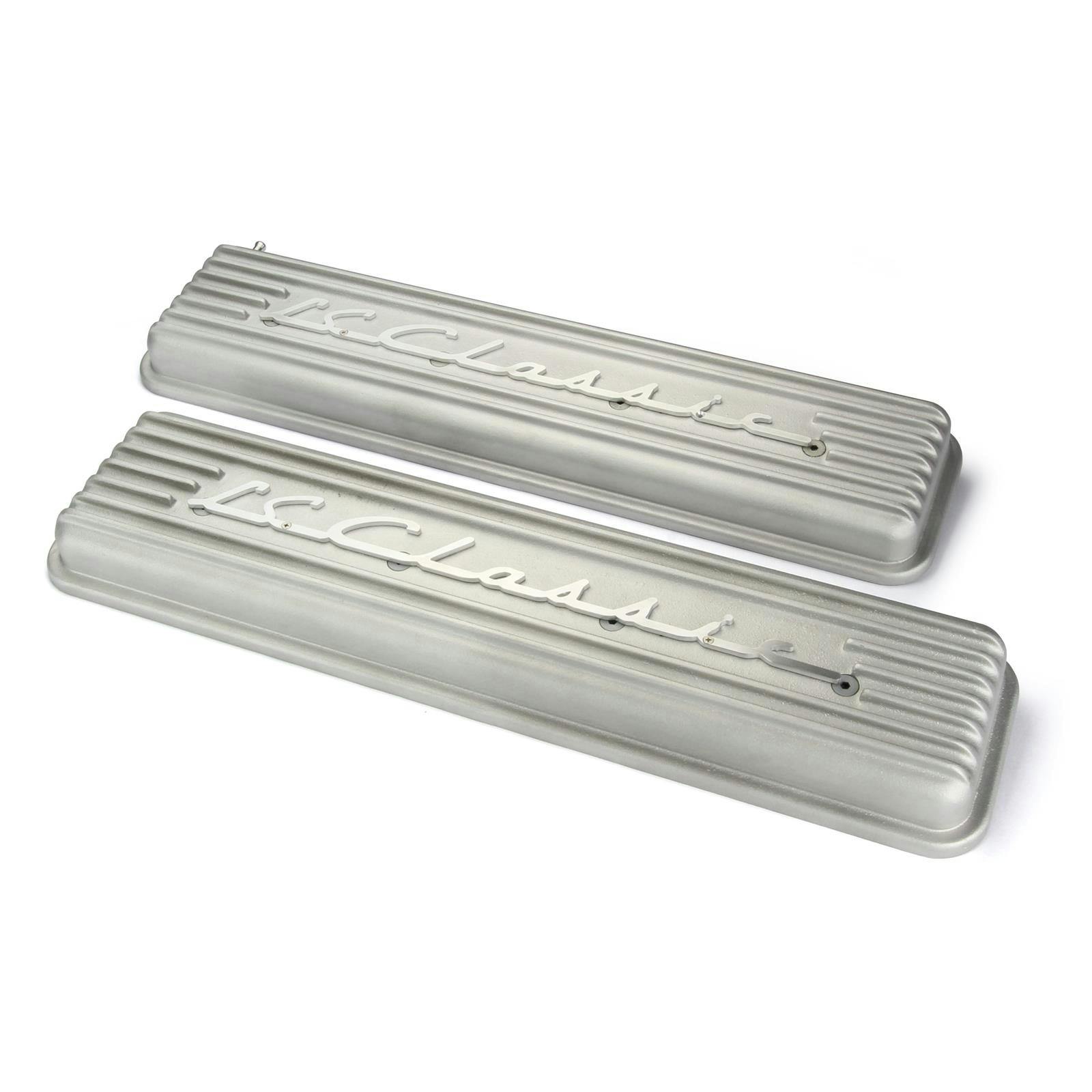 LS Classic Series GMLS1002 SBC Style Script Cast Valve Covers