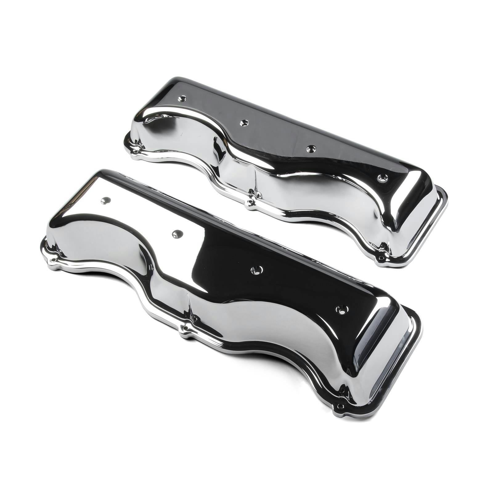 LS Classic Series GMLS1004C 409 Chevy Style Chrome Valve Covers