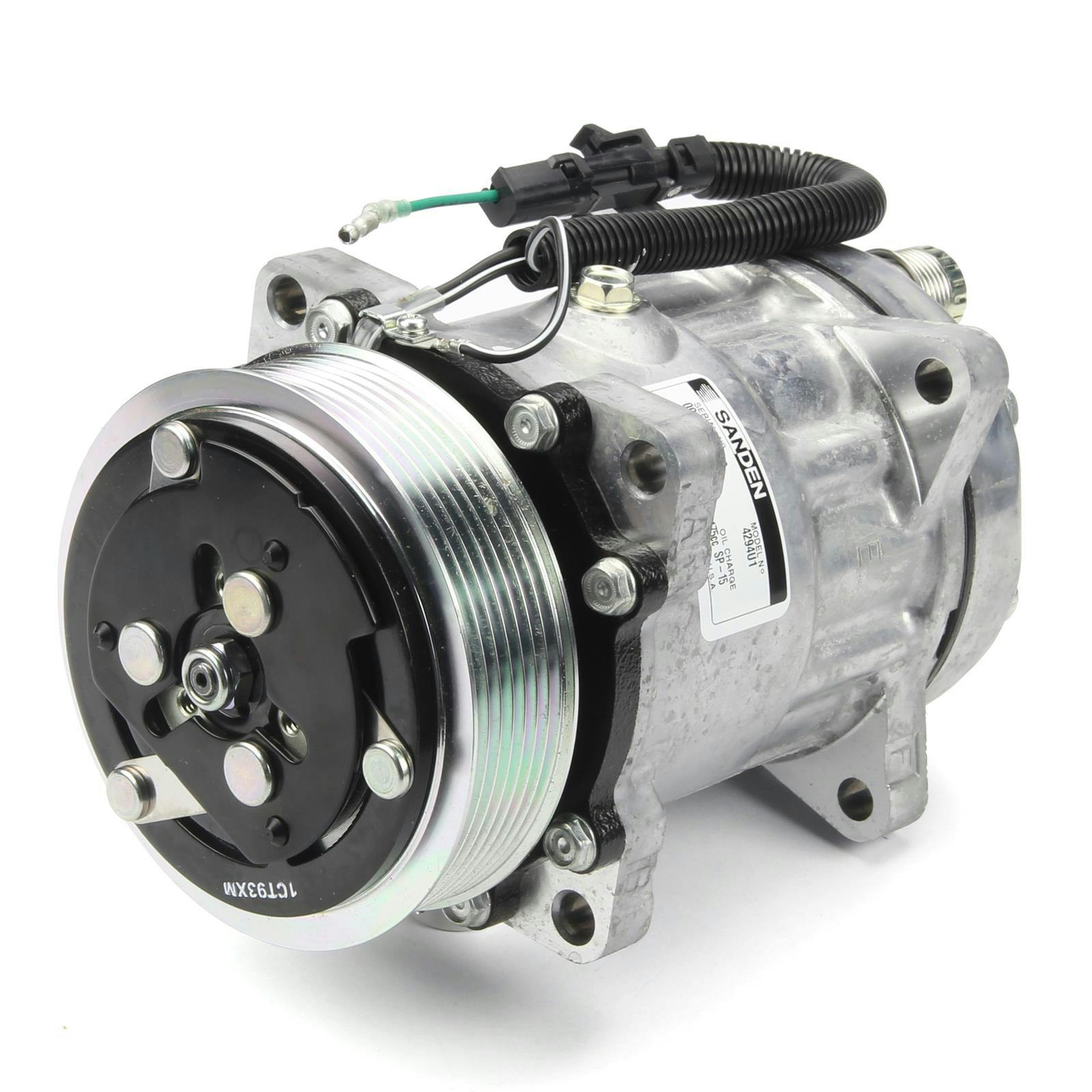 LS Classic Series GMLS5025 AC Compressor Sanden 709 Cast Finish