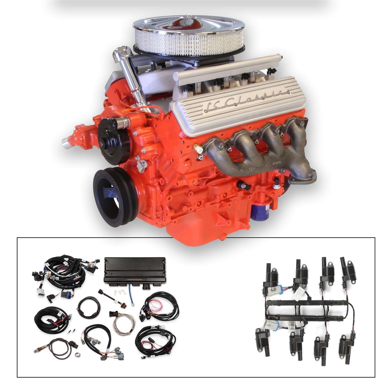 LS Classic GMLS9001 LS3 14" Classic Crate Engine, Cast SBC Style