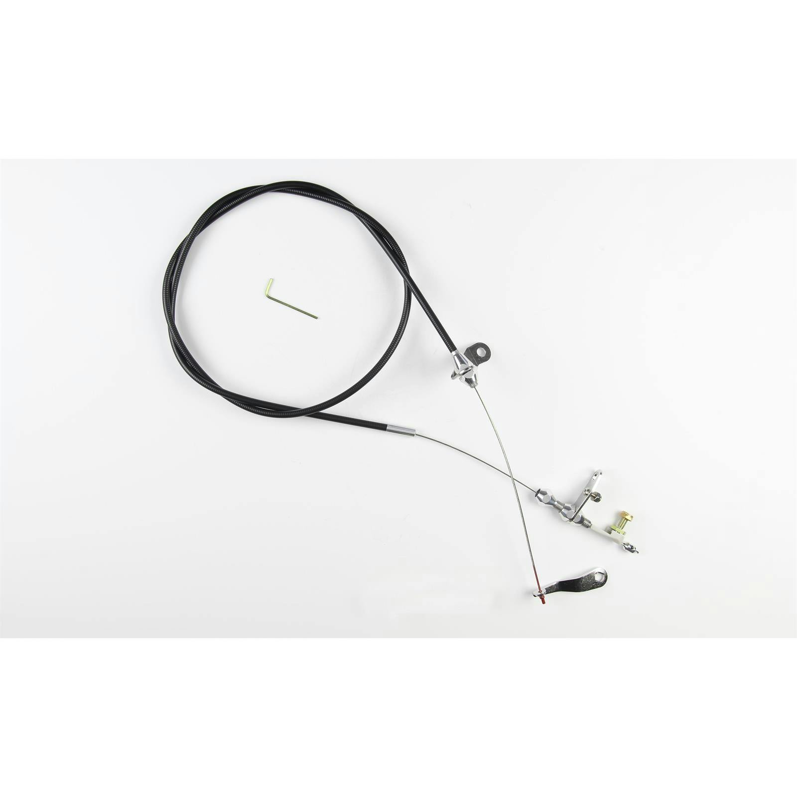 Lokar KDP-20C4U Polished Ford C-4 Trans Universal Kickdown Cable Kit