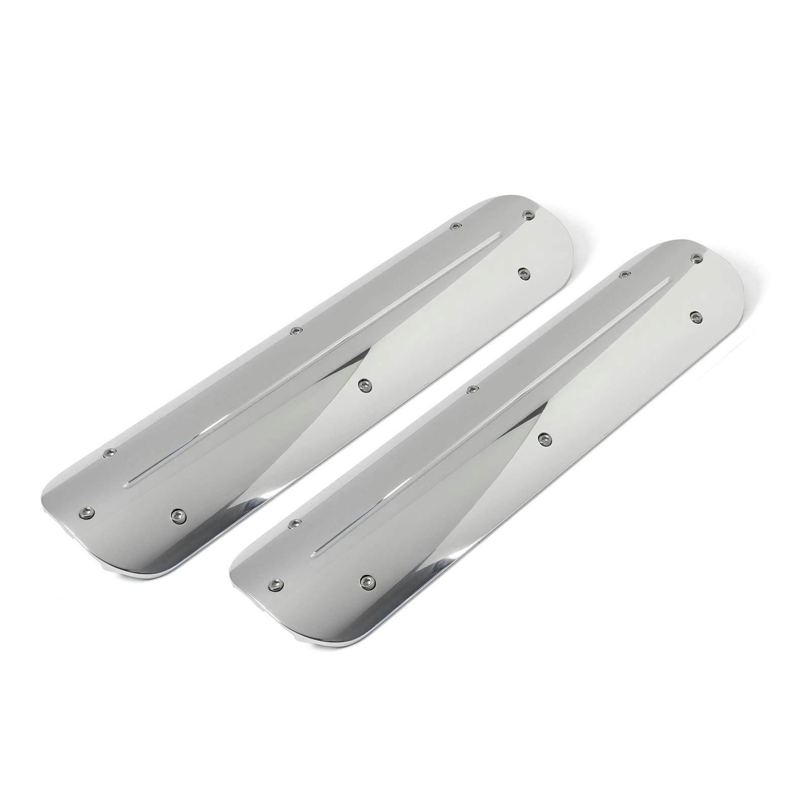 Clayton Machine LSC-02-P LS Coil Covers, Alum., No Cutout, Pol.