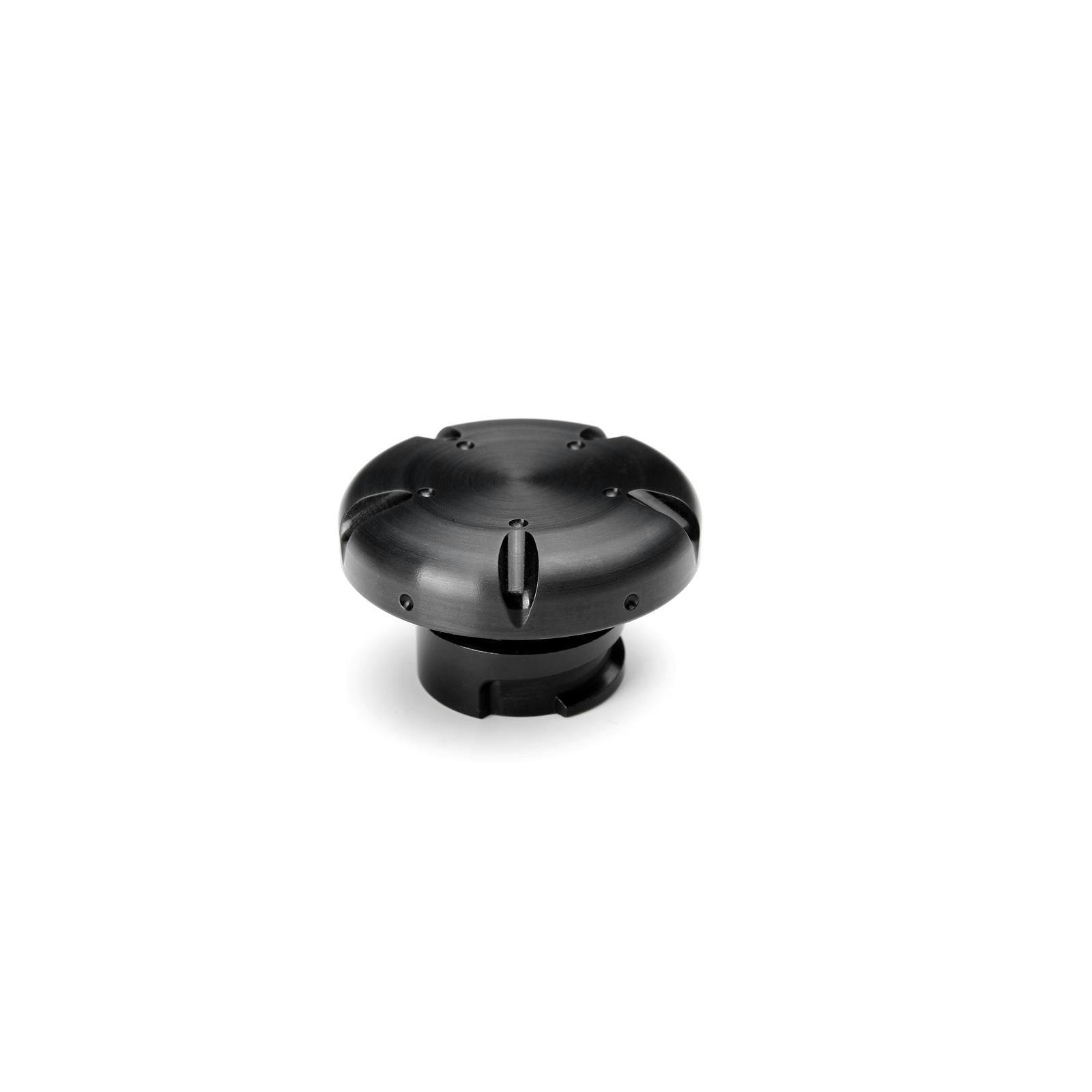 Clayton Machine LSO-02-B LS Dished Oil Cap, Billet Alum., Black