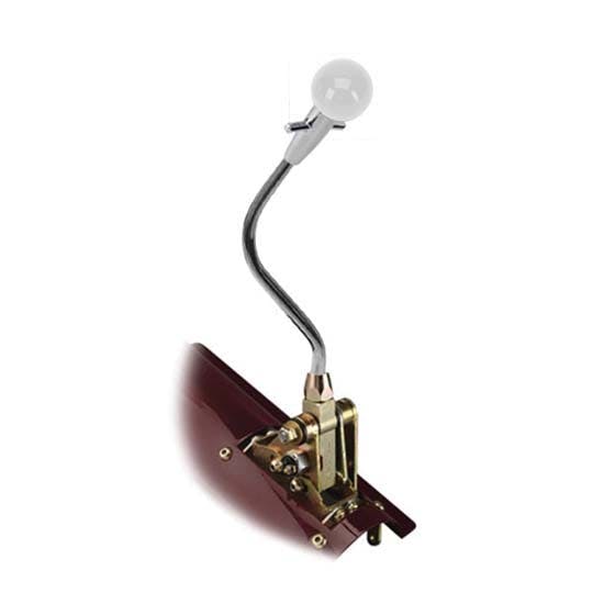 Speedway/Lokar 16 In. Bench Bend Muscle Car Shifter, 2004R, White