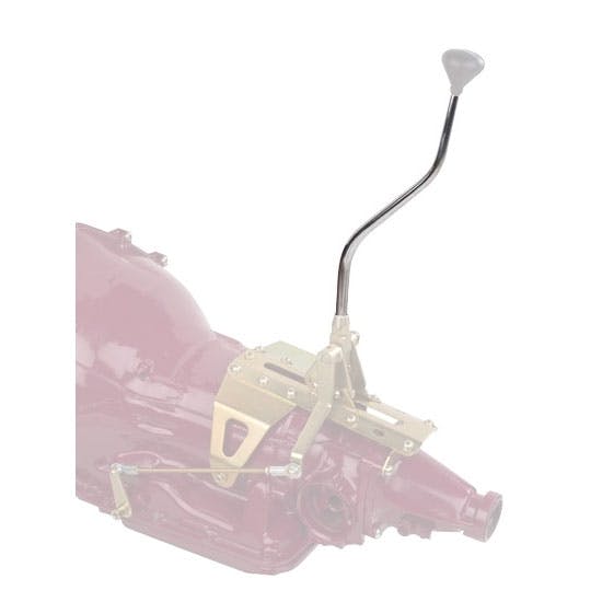 Lokar RLK-68016 32 In ATS Double Bend Chrome Shifter Lever