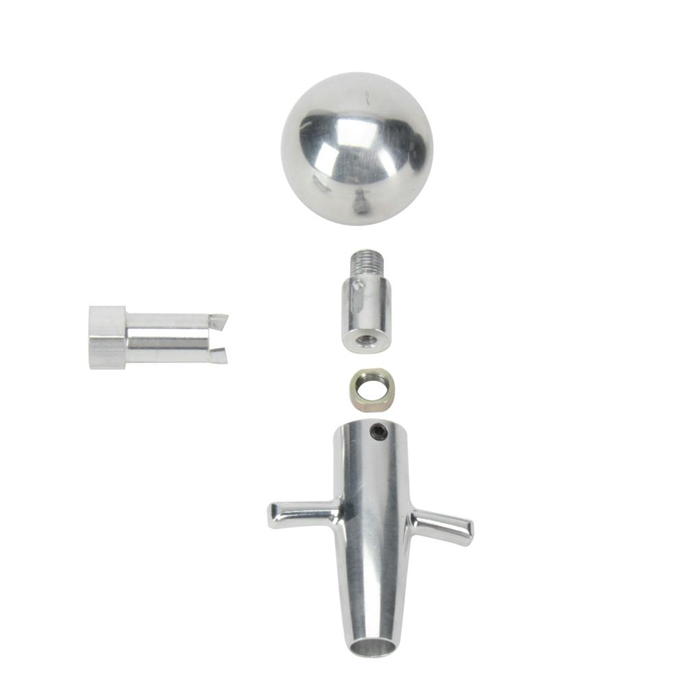 Speedway Muscle Car Shift Knob Adapter for All Lokar Shifters, Brite