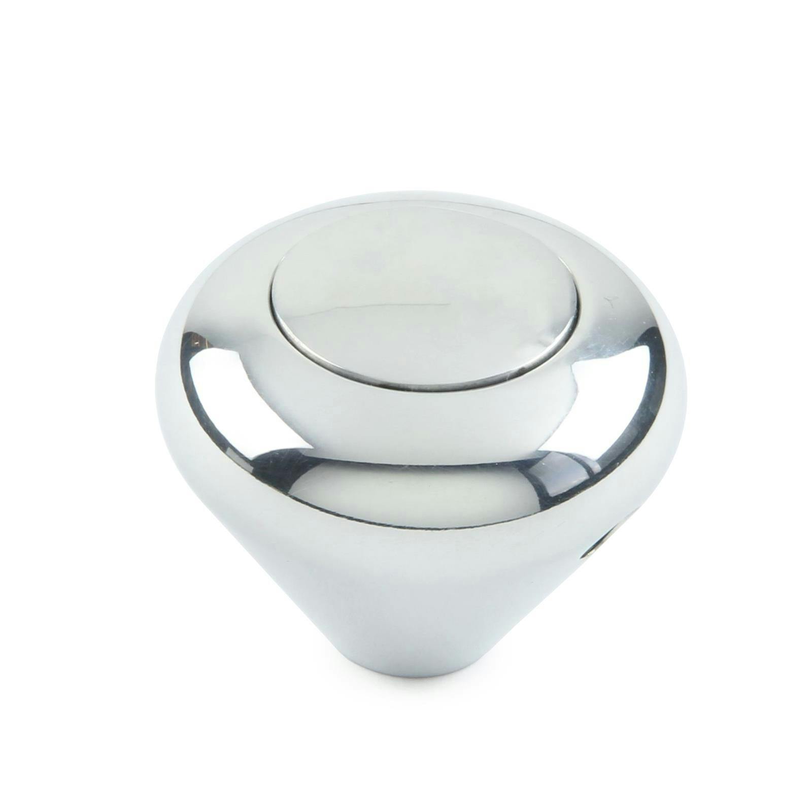 Lokar SK-6911 Auto Trans Shifter Knob, Polished Mushroom Plain Button