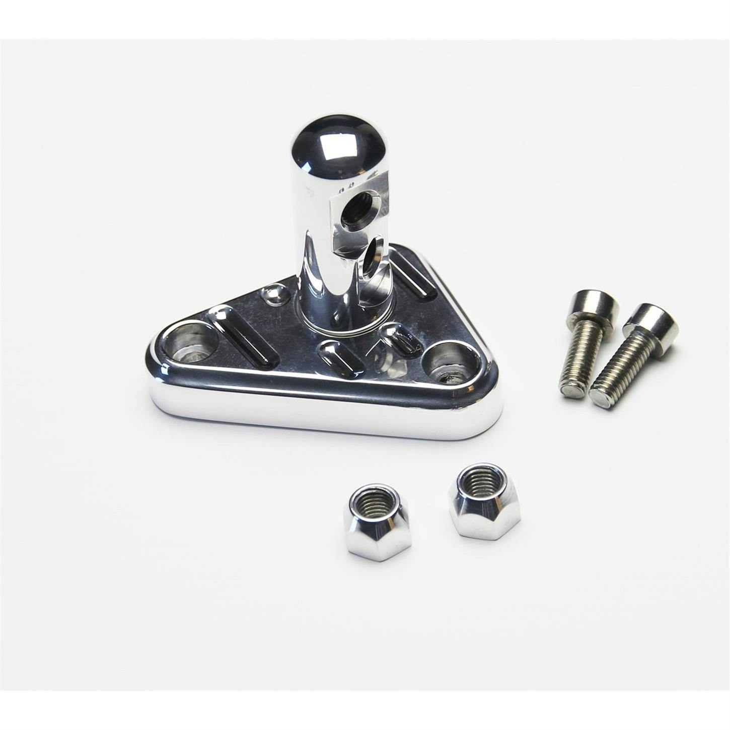 Lokar TCB-40TP2P Polished Tuned-Port Billet Alum Bracket Double Stud