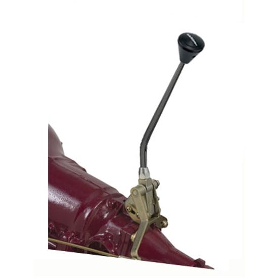 Lokar TM350CXMB Midnight Series Shifter, TH-350, 12 In, Tailmount