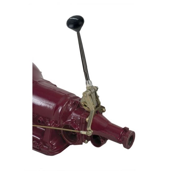 Lokar TM350FXMB Midnight Series Shifter, TH-350, 6 In, Tailmount