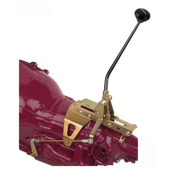 Lokar CM4L60AXMB Midnight Series Shifter, 4L60, 23 In, Blk Mush