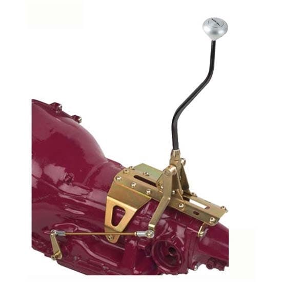 Lokar CM700ANXM Midnight Series Shifter, 700-R4, 23 In, Mushroom