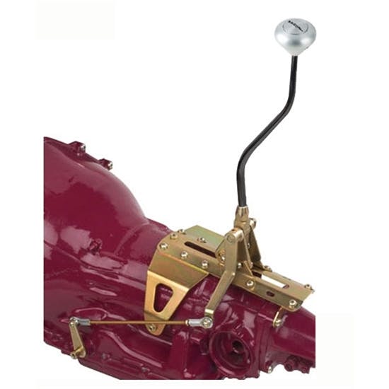 Lokar CM700GXM Midnight Series Shifter, GM 700-R4, 16 In, Mush