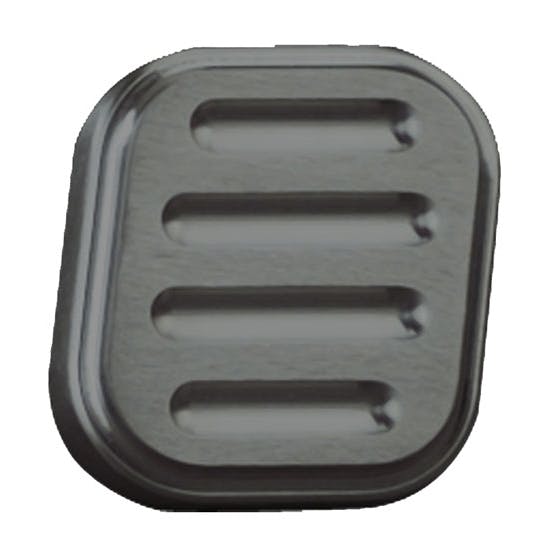 Lokar XBAG-6003 Midnight Series Billet Dimmer Switch Cover w/Rubber