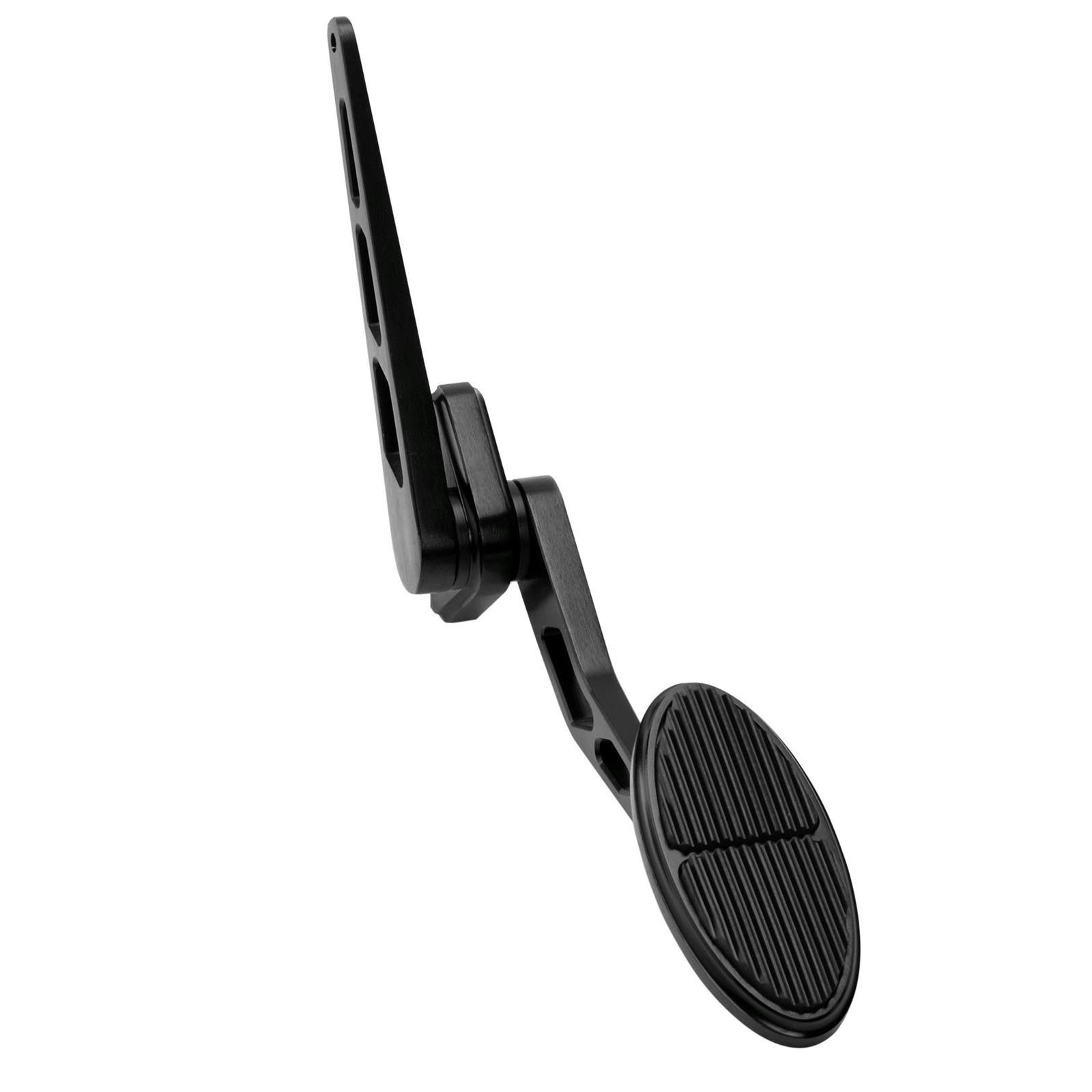 Lokar XBAG-6104 Midnight Series STD Oval Billet Alum Throttle Pedal