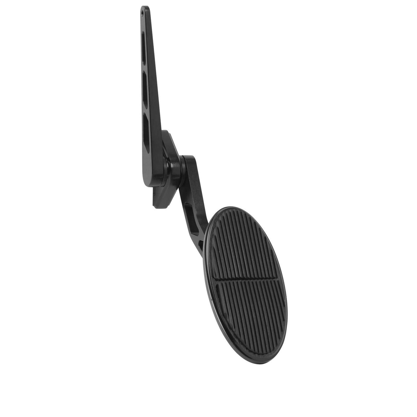 Lokar XBAG-6105 Midnight Series XL Oval Billet Aluminum Throttle Pedal