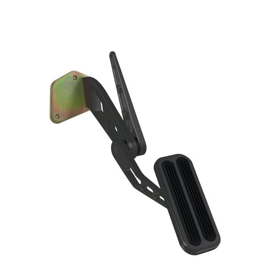 Lokar XBAG-6117 Midnight Series 69-70 Mustang Throttle Pedal w/Rubber