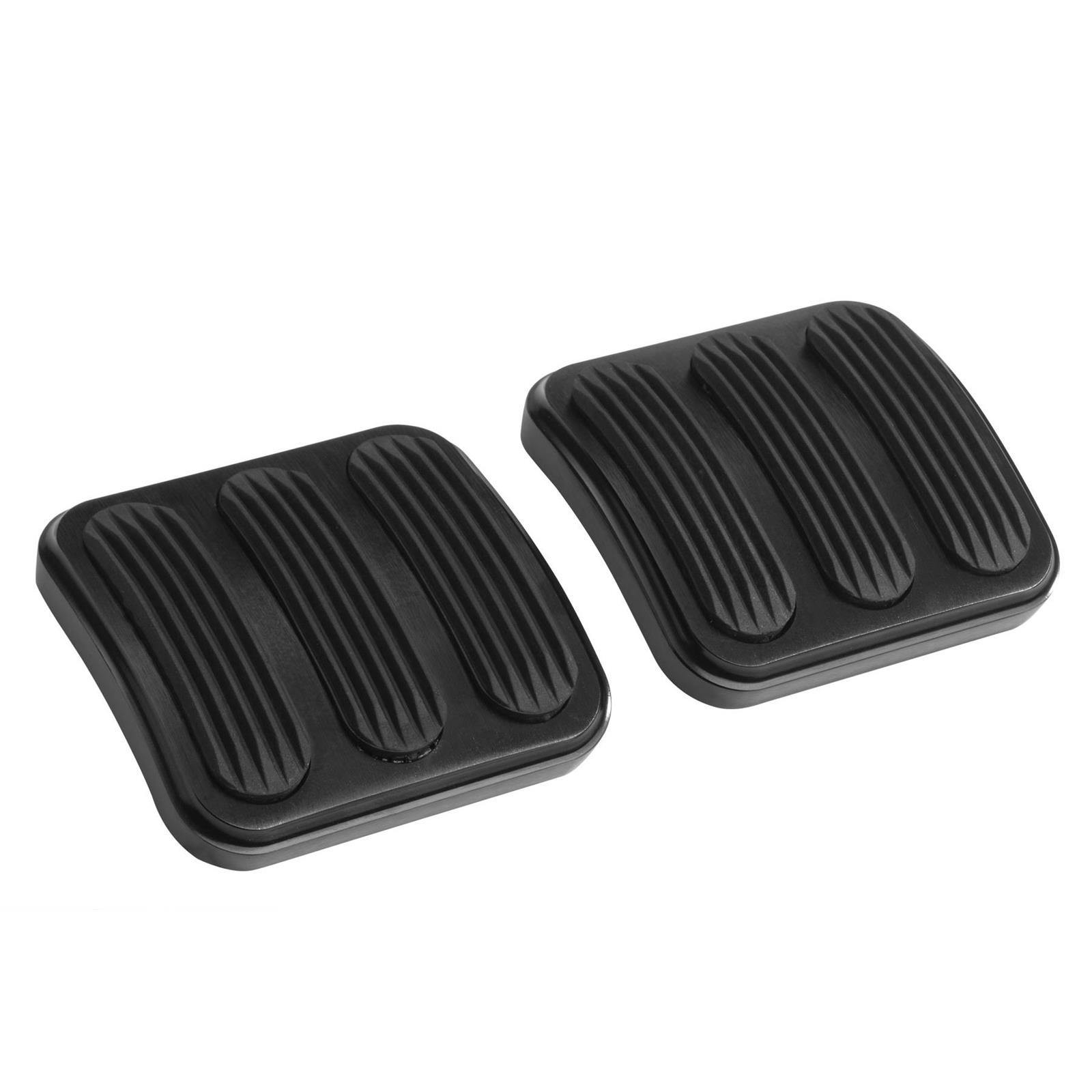 Lokar XBAG-6174 Midnight Series 46-10 Jeep Clutch/Brake Pedal Pad /Rub