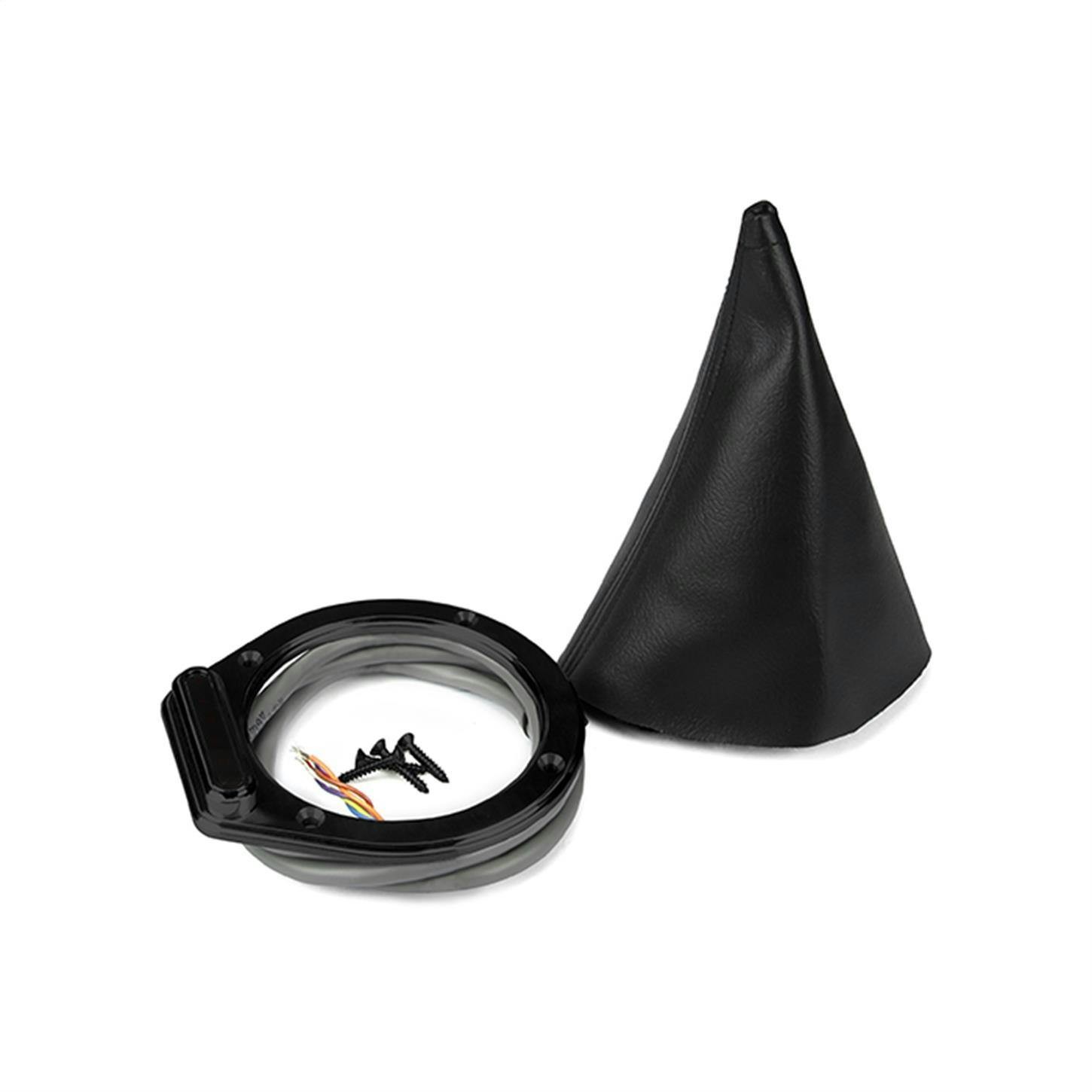 Lokar XCINB-1732 Midnight Series Univ. Vert Round LED Shifter Boot Kit