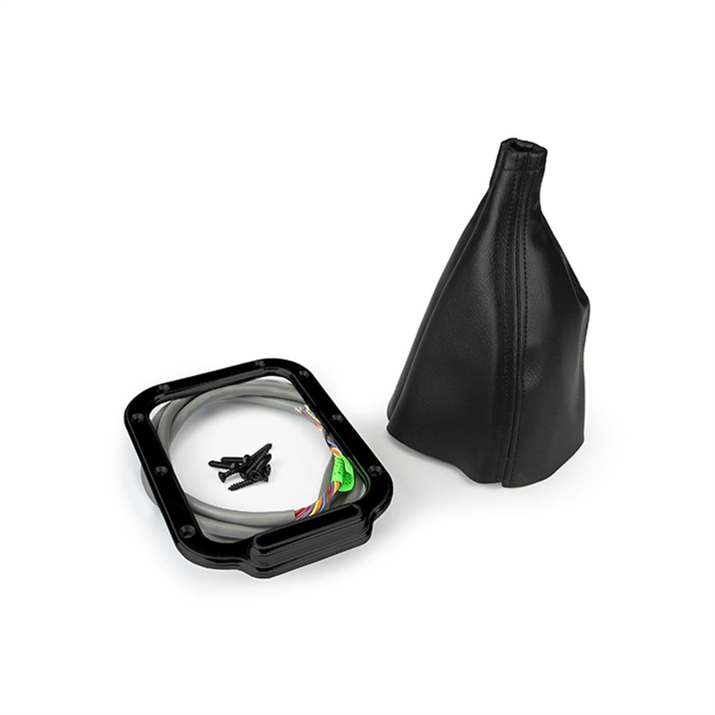 Lokar XCINB-1763 Midnight Series Univ Horiz Rect. LED Shifter Boot Kit