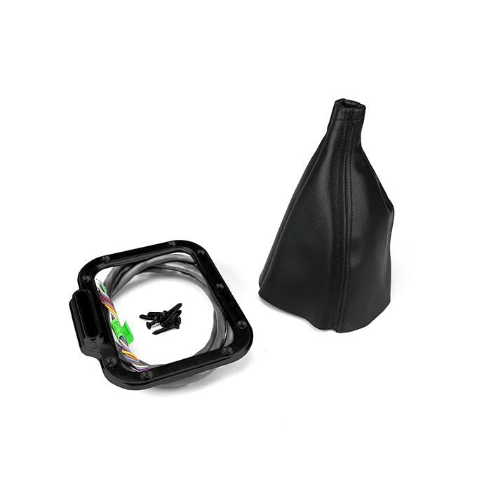 Lokar XCINB-1764 Midnight Series Univ Vert. Rect. LED Shifter Boot Kit