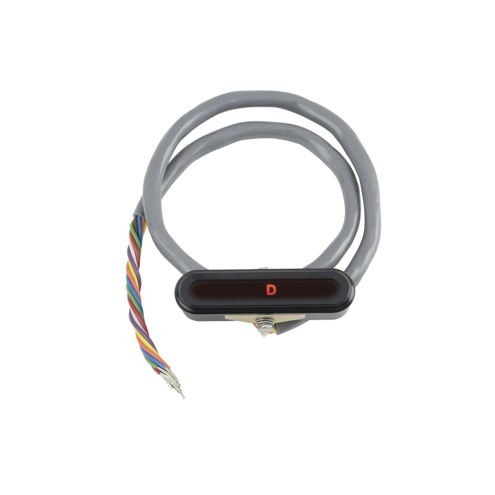 Lokar XCIND-1700 Midnight Series Univ. Alum. LED Horz. Dash Indicator