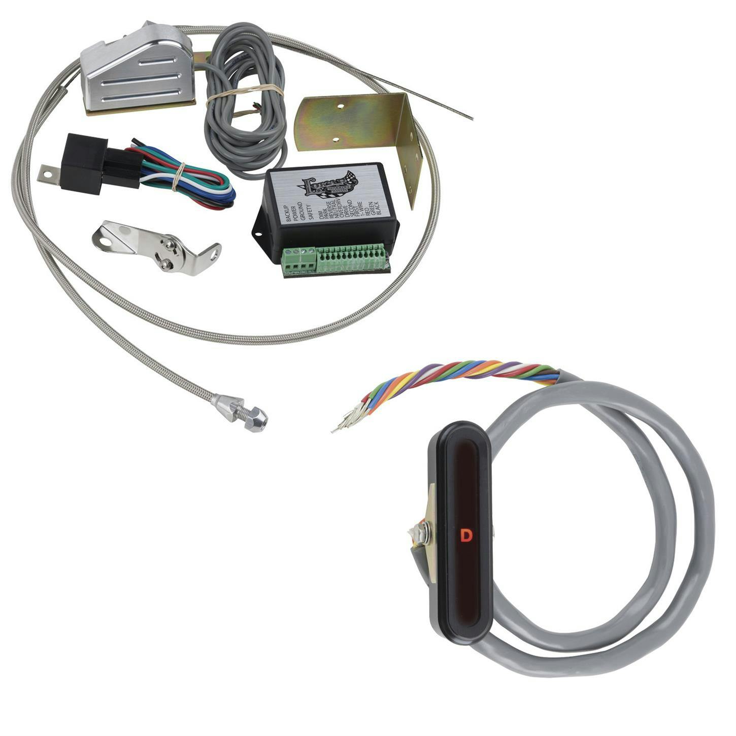 Lokar XCIND-1720 Midnight Series Vert. Alum. LED Dash Indicator, AOD