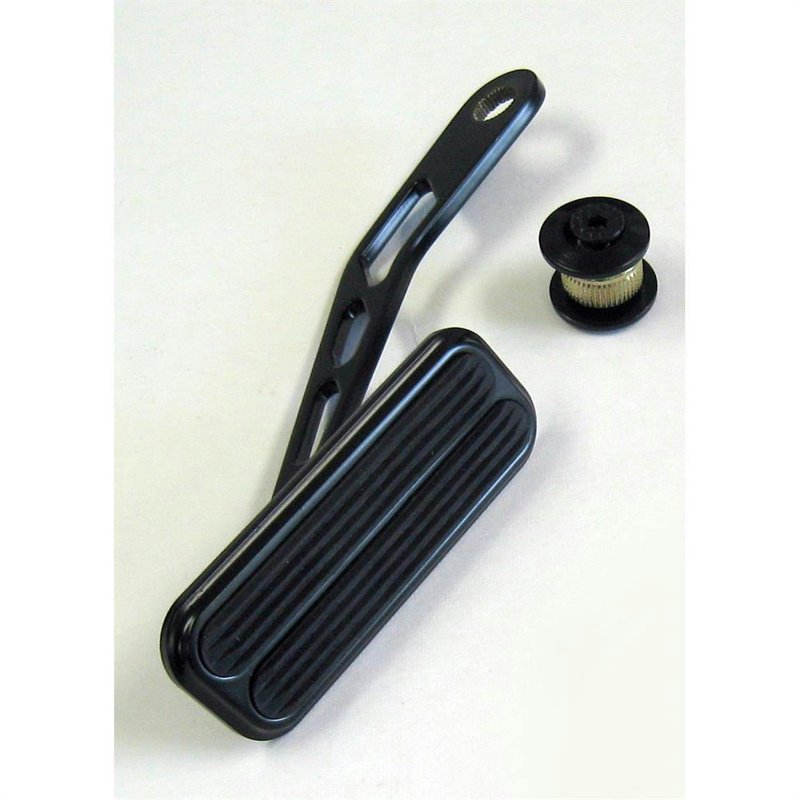 Lokar XDBW-6007 Midnight Series Drive-by-Wire Steel Throttle Pedal